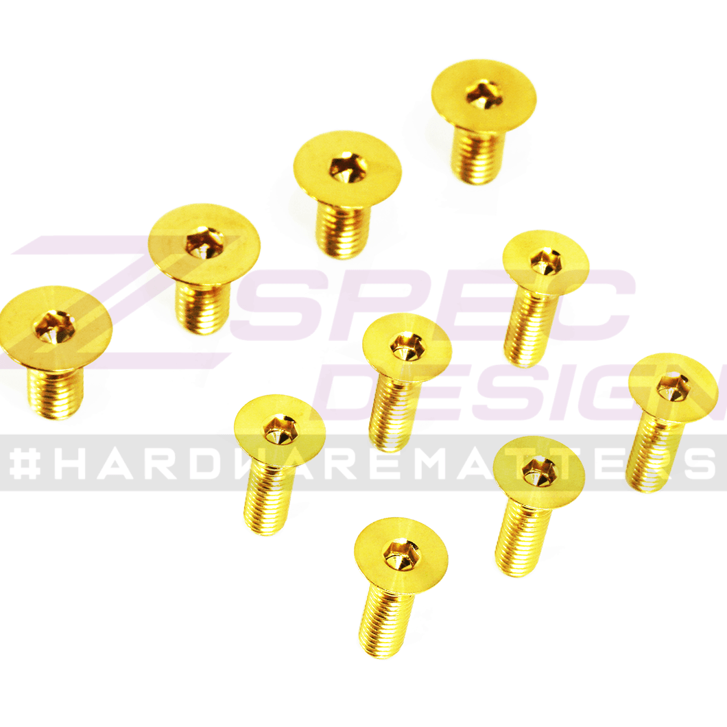 ZSPEC Dress Up Bolts® Fastener Kit, Door Jams Area for Nissan 300zx Z31, Titanium