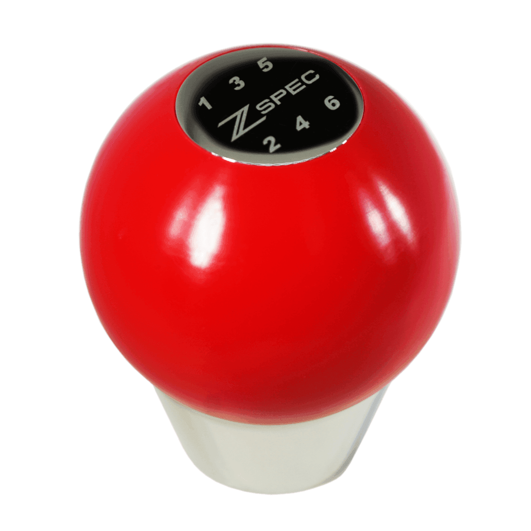 ZSPEC Shift Knob, M10-1.5, Delrin & Stainless, 6-Speed Shift Pattern Coin