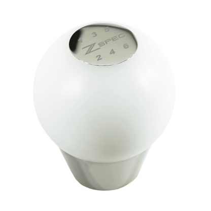 ZSPEC Shift Knob, M10-1.5, Delrin & Stainless, 6-Speed Shift Pattern Coin