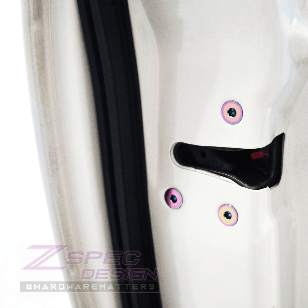 ZSPEC Dress Up Bolts® Fastener Kit, Door Jams Area for Nissan Z32 300zx, Titanium