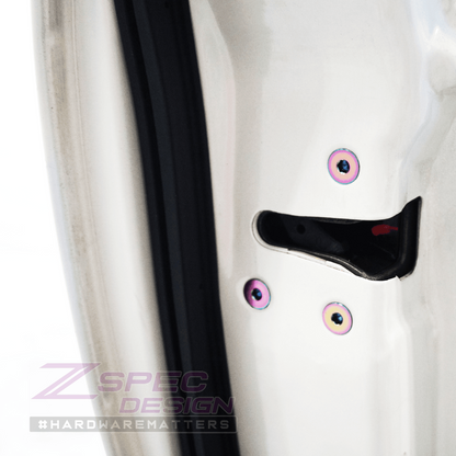 ZSPEC Dress Up Bolts® Fastener Kit, Door Jams Area for Nissan Z32 300zx, Titanium