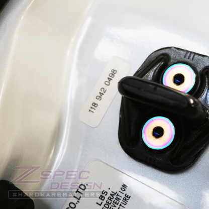 ZSPEC Dress Up Bolts® Fastener Kit, Door Jams Area for Nissan Z32 300zx, Titanium