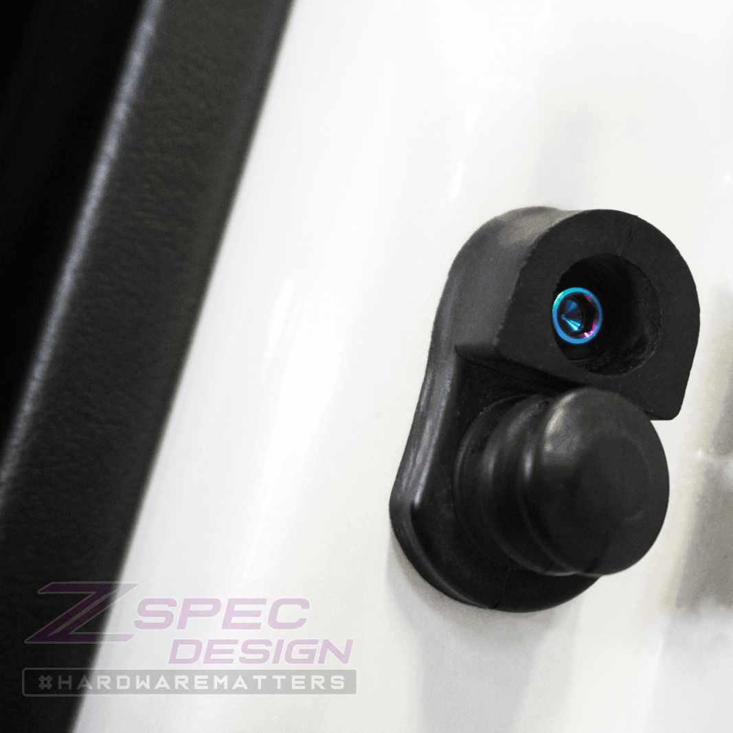 ZSPEC Dress Up Bolts® Fastener Kit, Door Jams Area for Nissan Z32 300zx, Titanium