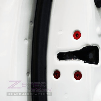 ZSPEC Dress Up Bolts® Fastener Kit, Door Jams Area for Nissan Z33 350z, Titanium