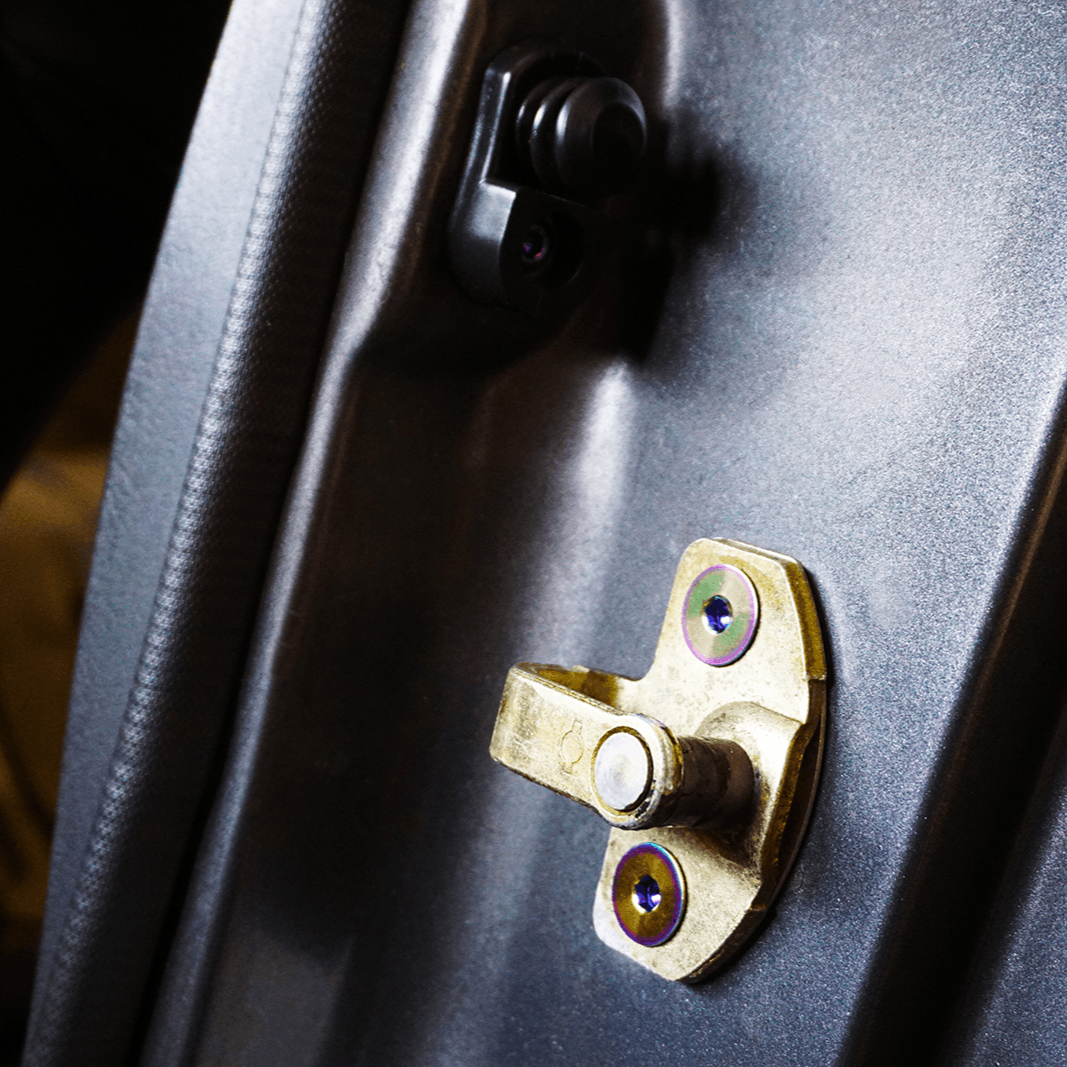 ZSPEC Dress Up Bolts® Fastener Kit, Door Jams Area for Nissan 240SX S13 (& Silvia), Titanium