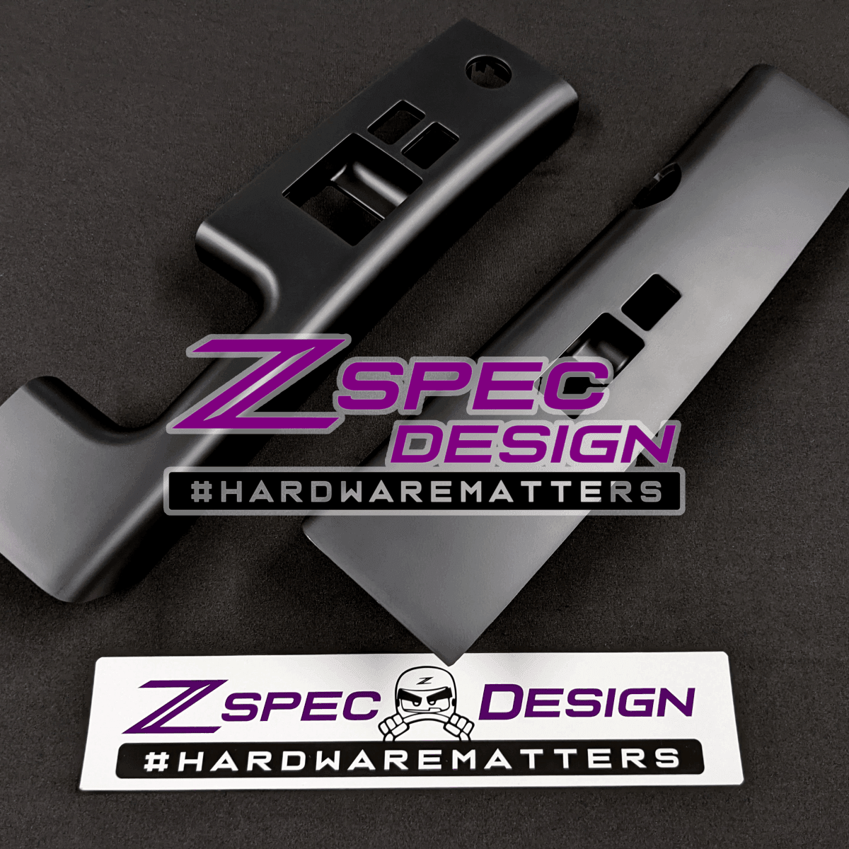 ZSPEC 350z Z33 Interior Door Window Switch Finisher Set for LHD '06-09, Black