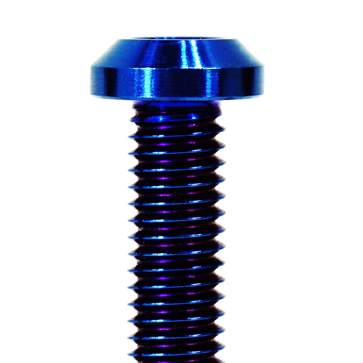 ZSPEC M5-0.8x12mm Dress Up Bolt® Fastener, Angled Head, Titanium Grade-5, Per Each