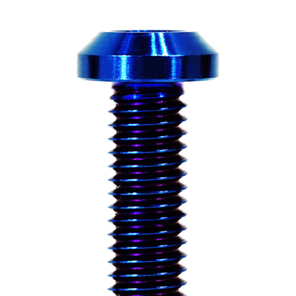 ZSPEC M5-0.8x16mm Dress Up Bolt® Fastener, Angled Head, Titanium Grade-5, Per Each