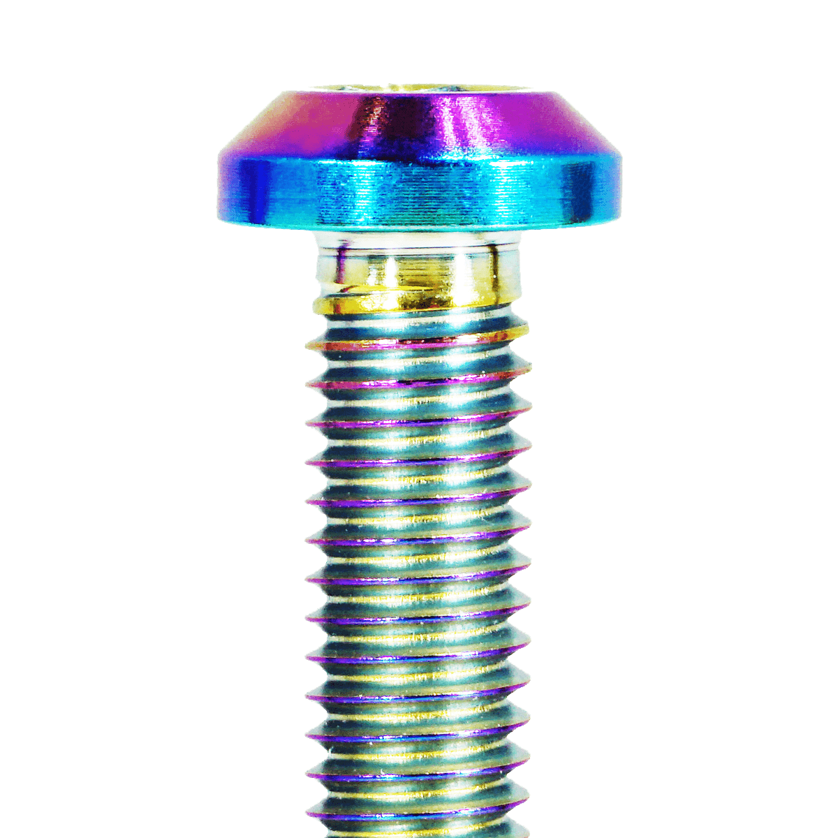 ZSPEC M8-1.25x20mm Dress Up Bolts® Fastener, Angled Head, Titanium Grade-5, Per Each
