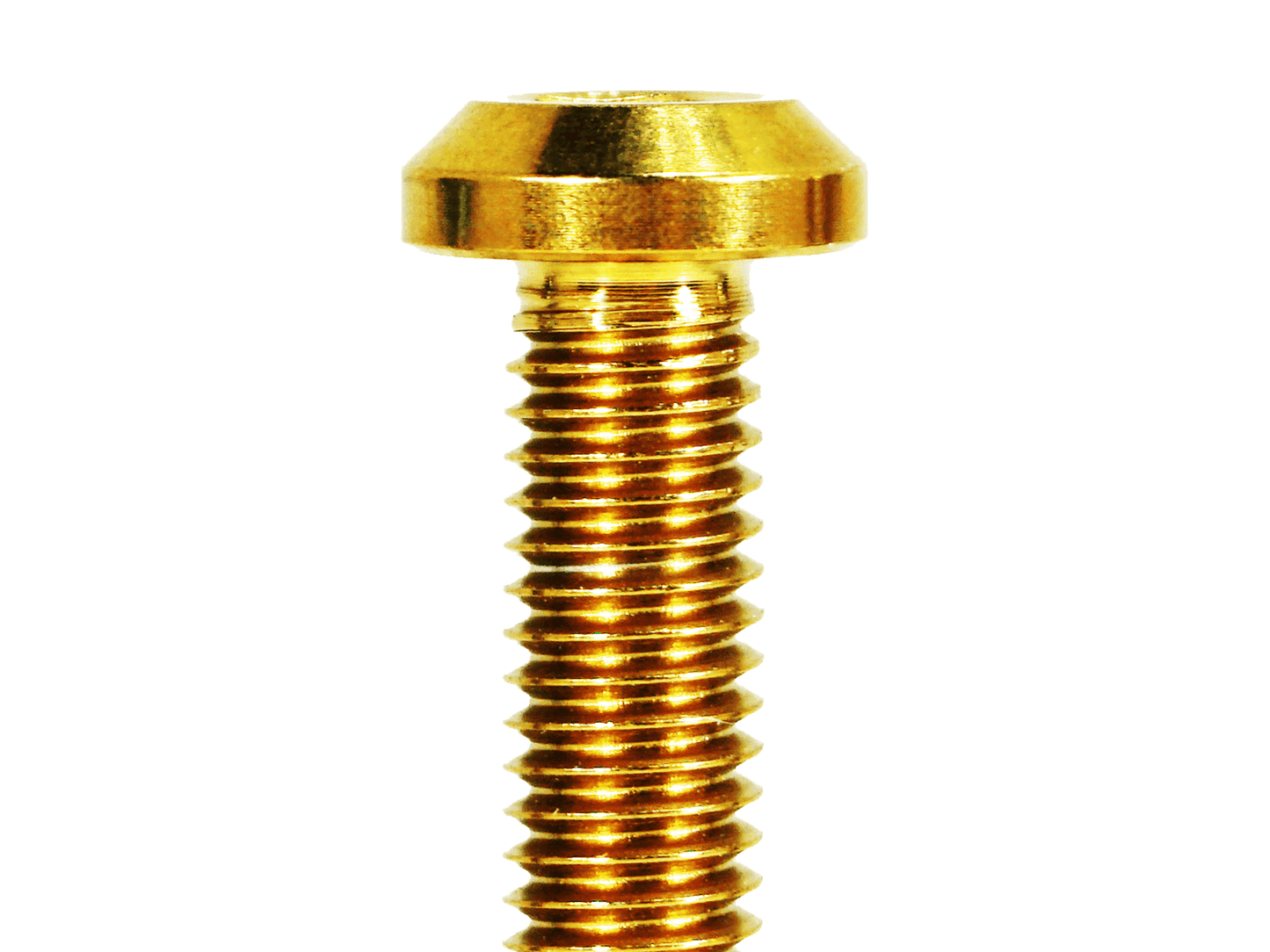 ZSPEC M8-1.25x35mm Dress Up Bolt® Fastener, Angled Head, Titanium Grade-5, Per Each
