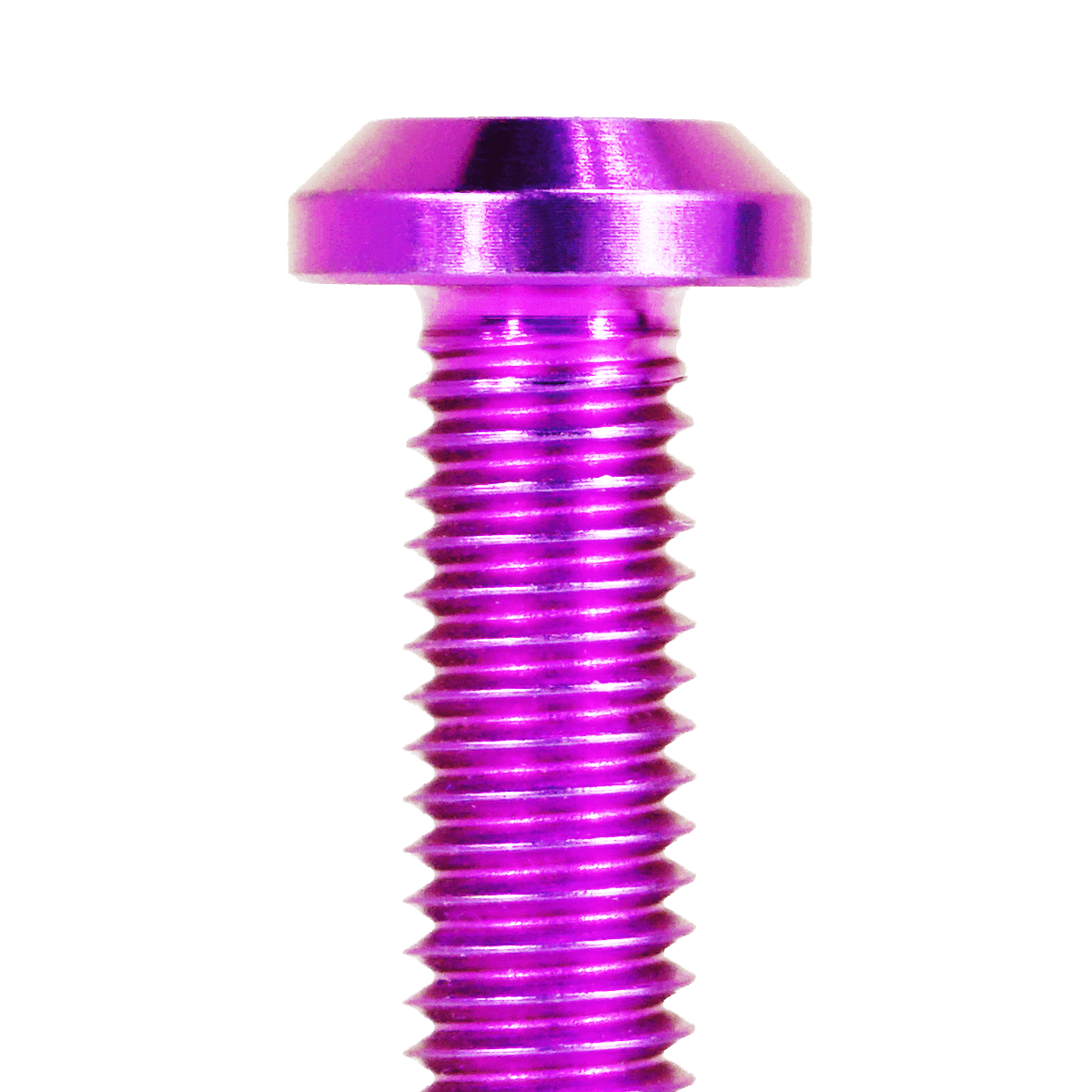 ZSPEC M6-1.0x55mm Dress Up Bolt® Fastener, Angled Head, Titanium Grade-5, Per Each