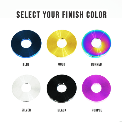 ZSPEC M10 Metric Fender-Flat Washers, Titanium Grade-5, Per Each