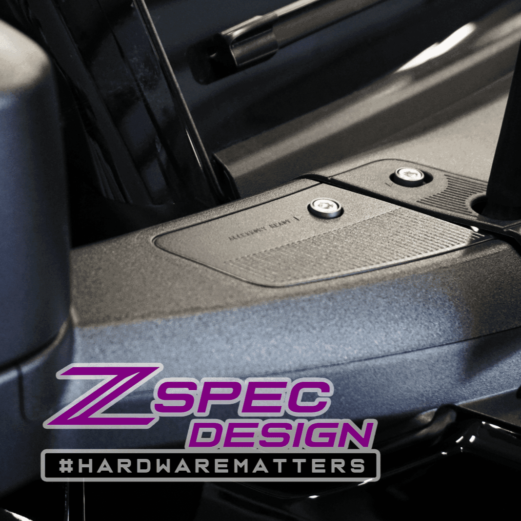 ZSPEC Stage-3 Dress Up Bolts® Fastener Kit for '21+ Ford Bronco 2.7L, Stainless-Billet