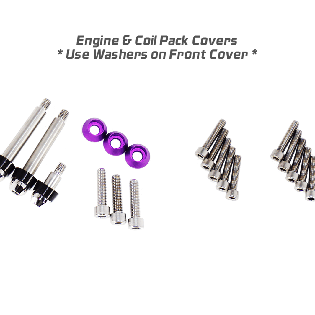 ZSPEC Stage-3 Dress Up Bolts® Kit for Nissan Skyline GT-R/GTR R32/R33/R34, Stainless & Billet