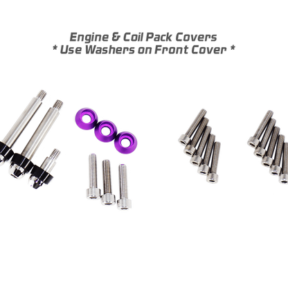 ZSPEC Stage-3 Dress Up Bolts® Kit for Nissan Skyline GT-R/GTR R32/R33/R34, Stainless & Billet
