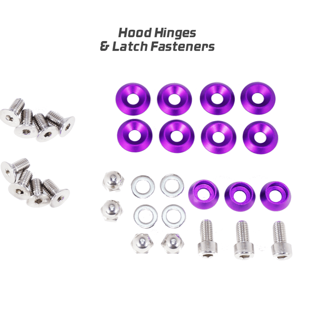 ZSPEC Stage-3 Dress Up Bolts® Kit for Nissan Skyline GT-R/GTR R32/R33/R34, Stainless & Billet