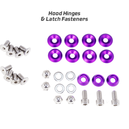 ZSPEC Stage-3 Dress Up Bolts® Kit for Nissan Skyline GT-R/GTR R32/R33/R34, Stainless & Billet