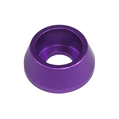 ZSPEC M10 Billet Angled Cup Finish Washers for SHSC Socket-Cap Fasteners, Billet, 10-Pack