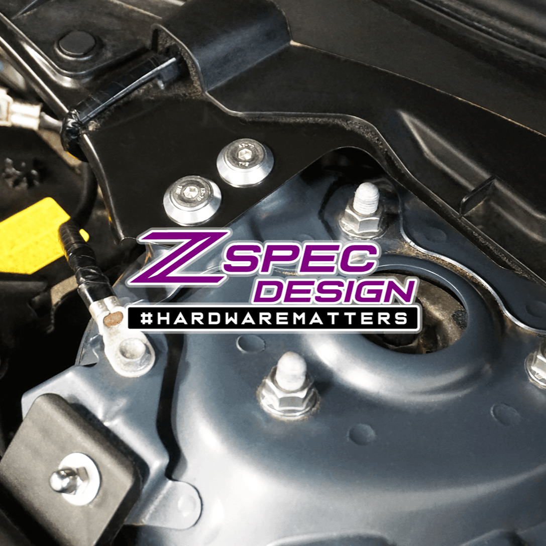 ZSPEC Stage-1 Dress Up Bolts® Fastener Kit for '16-23 Mazda CX-9, Stainless & Billet