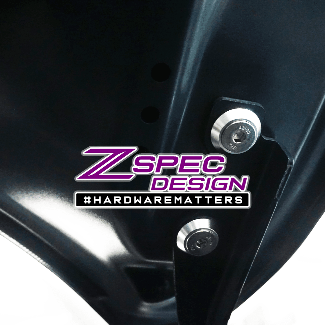 ZSPEC Stage-1 Dress Up Bolts® Fastener Kit for '16-23 Mazda CX-9, Stainless & Billet