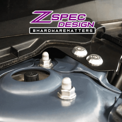 ZSPEC Stage-1 Dress Up Bolts® Fastener Kit for '16-23 Mazda CX-9, Stainless & Billet