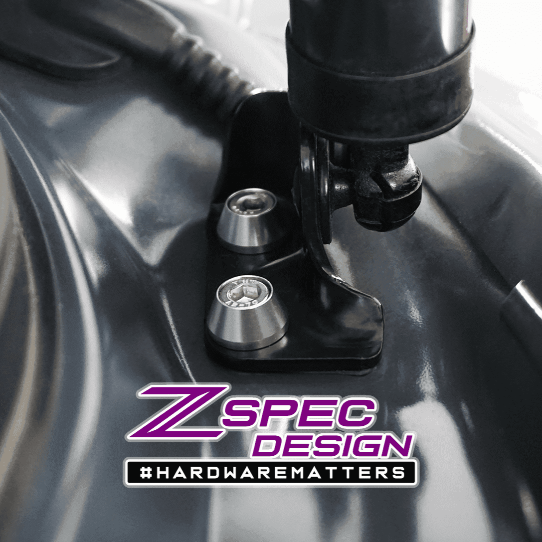 ZSPEC Stage-2 Dress Up Bolts® Fastener Kit for '16-23 Mazda CX-9, Stainless & Billet