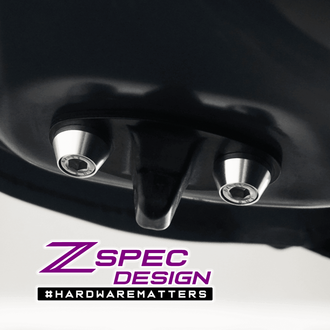 ZSPEC Dress Up Bolts® Hatch/Trunk-Area Fastener Kit for '17-23 Mazda CX-9, Stainless & Billet