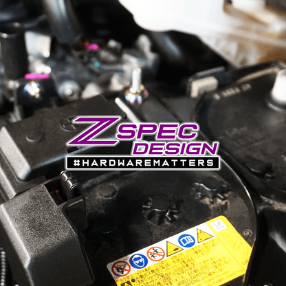 ZSPEC Stage-2 Dress Up Bolts® Fastener Kit for '17-23 Mazda CX-5, Titanium