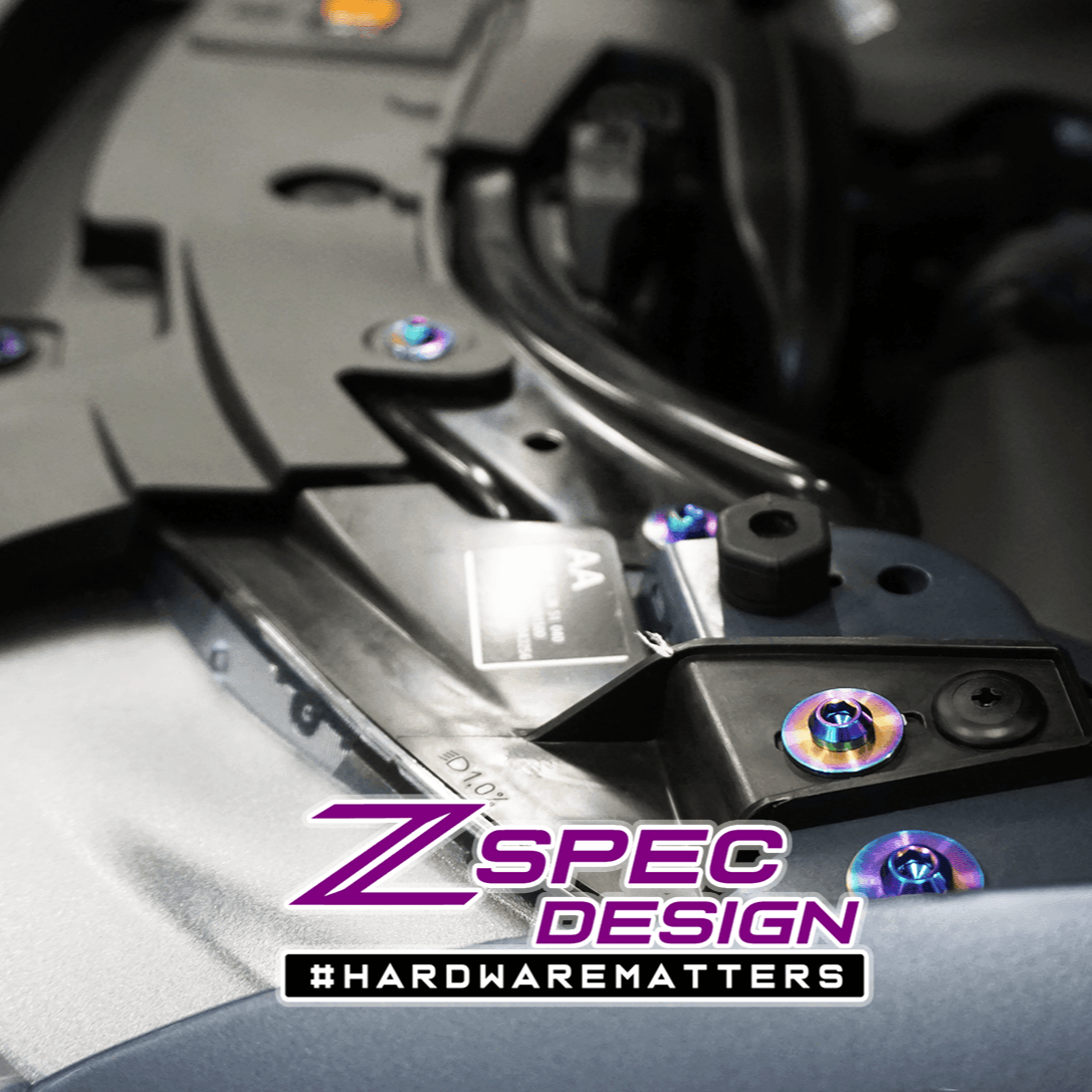 ZSPEC Stage-1 Dress Up Bolts® Fastener Kit for '17-23 Mazda CX-5, Titanium