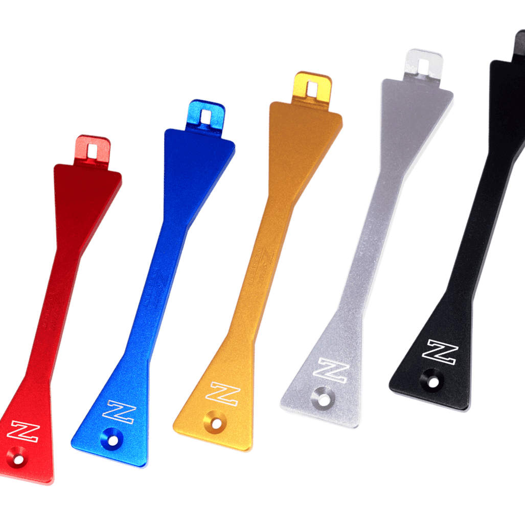 ZSPEC Battery Hold Down/Bracket Kit for Nissan Z31 300zx '84-89, Billet, w/ Stainless Hardware