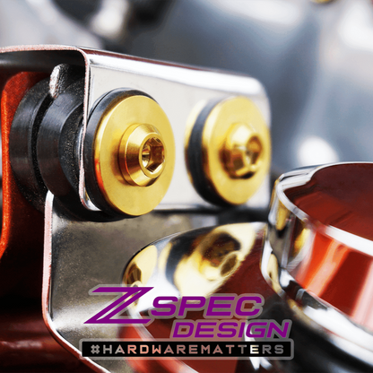 ZSPEC Stage-3 Dress Up Bolts® Hardware Kit for Nissan 300zx Z32, Titanium