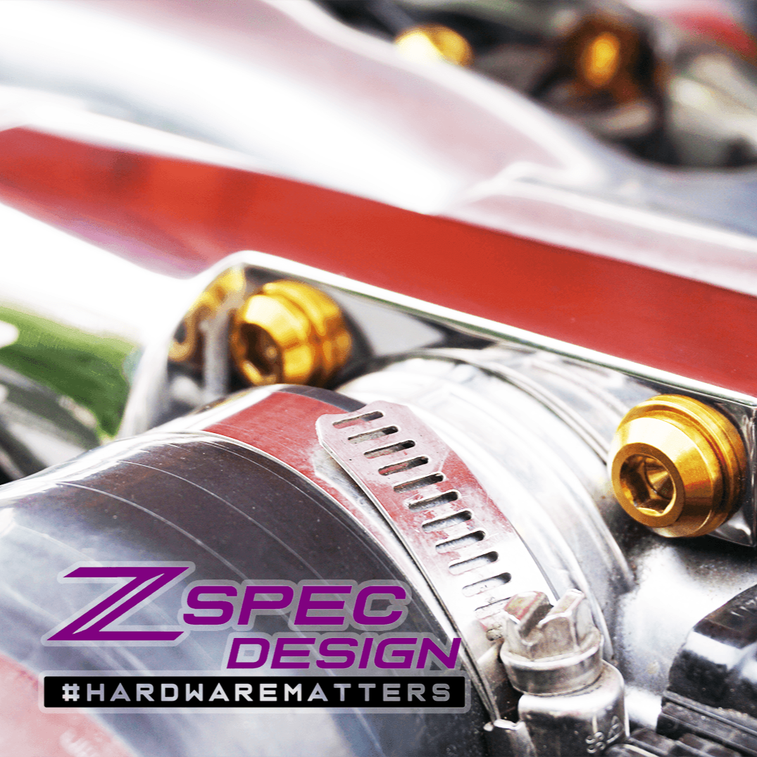 ZSPEC Stage-3 Dress Up Bolts® Hardware Kit for Nissan 300zx Z32, Titanium