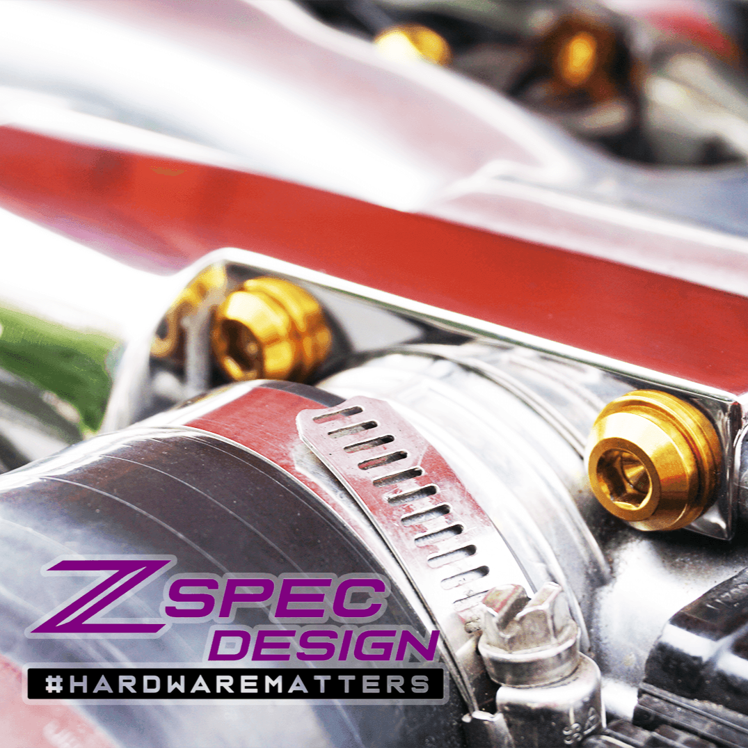 ZSPEC Stage-2 Dress Up Bolts® Hardware Kit for Nissan 300zx Z32, Titanium