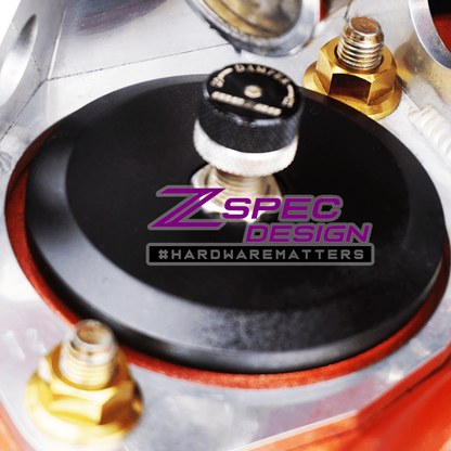 ZSPEC Shock Tower Flare Nuts for '90-96 Nissan Z32 300zx, Grade-5 Titanium
