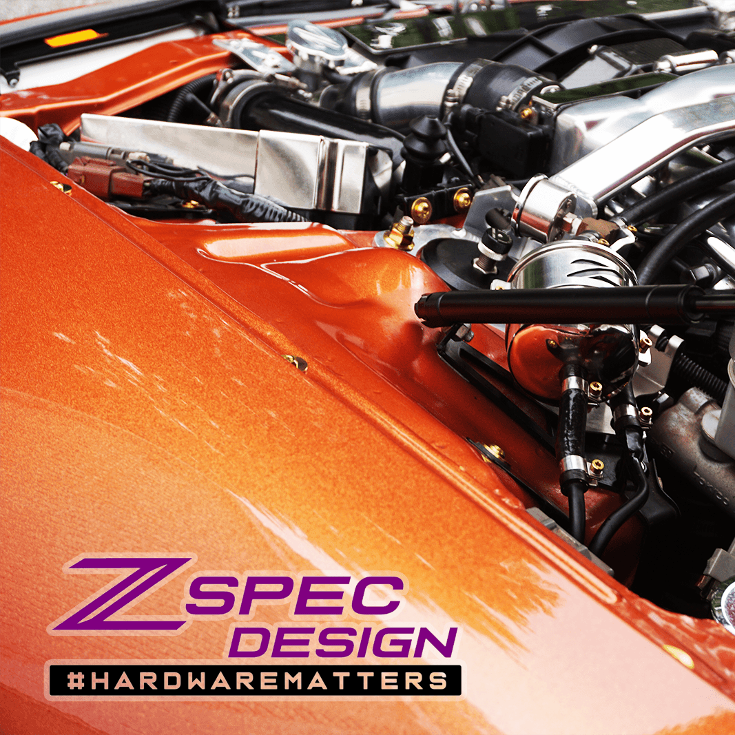 ZSPEC Stage-3 Dress Up Bolts® Hardware Kit for Nissan 300zx Z32, Titanium