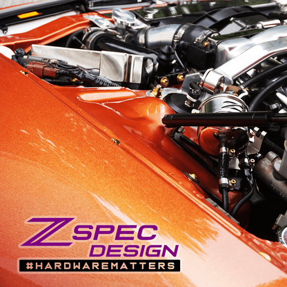 ZSPEC Stage-3 Dress Up Bolts® Hardware Kit for Nissan 300zx Z32, Titanium