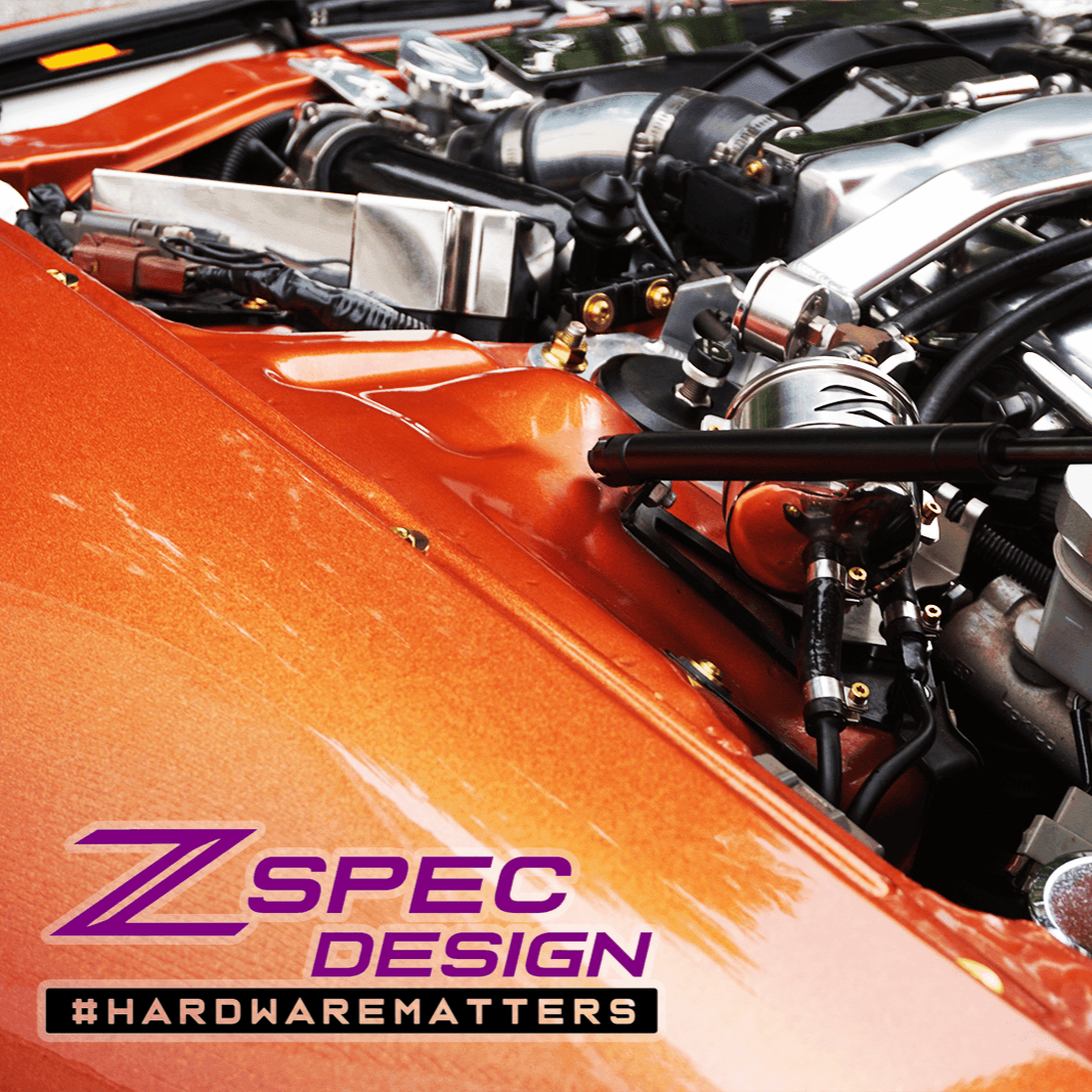 ZSPEC Stage-2 Dress Up Bolts® Hardware Kit for Nissan 300zx Z32, Titanium