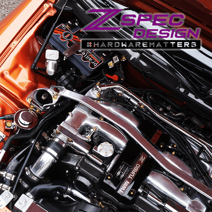 ZSPEC Stage-3 Dress Up Bolts® Hardware Kit for Nissan 300zx Z32, Titanium