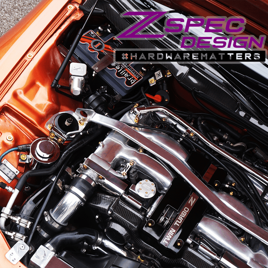 ZSPEC Stage-2 Dress Up Bolts® Hardware Kit for Nissan 300zx Z32, Titanium