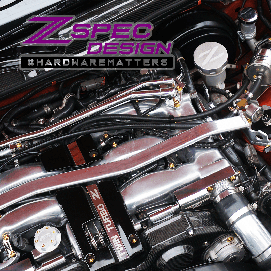 ZSPEC Stage-3 Dress Up Bolts® Hardware Kit for Nissan 300zx Z32, Titanium