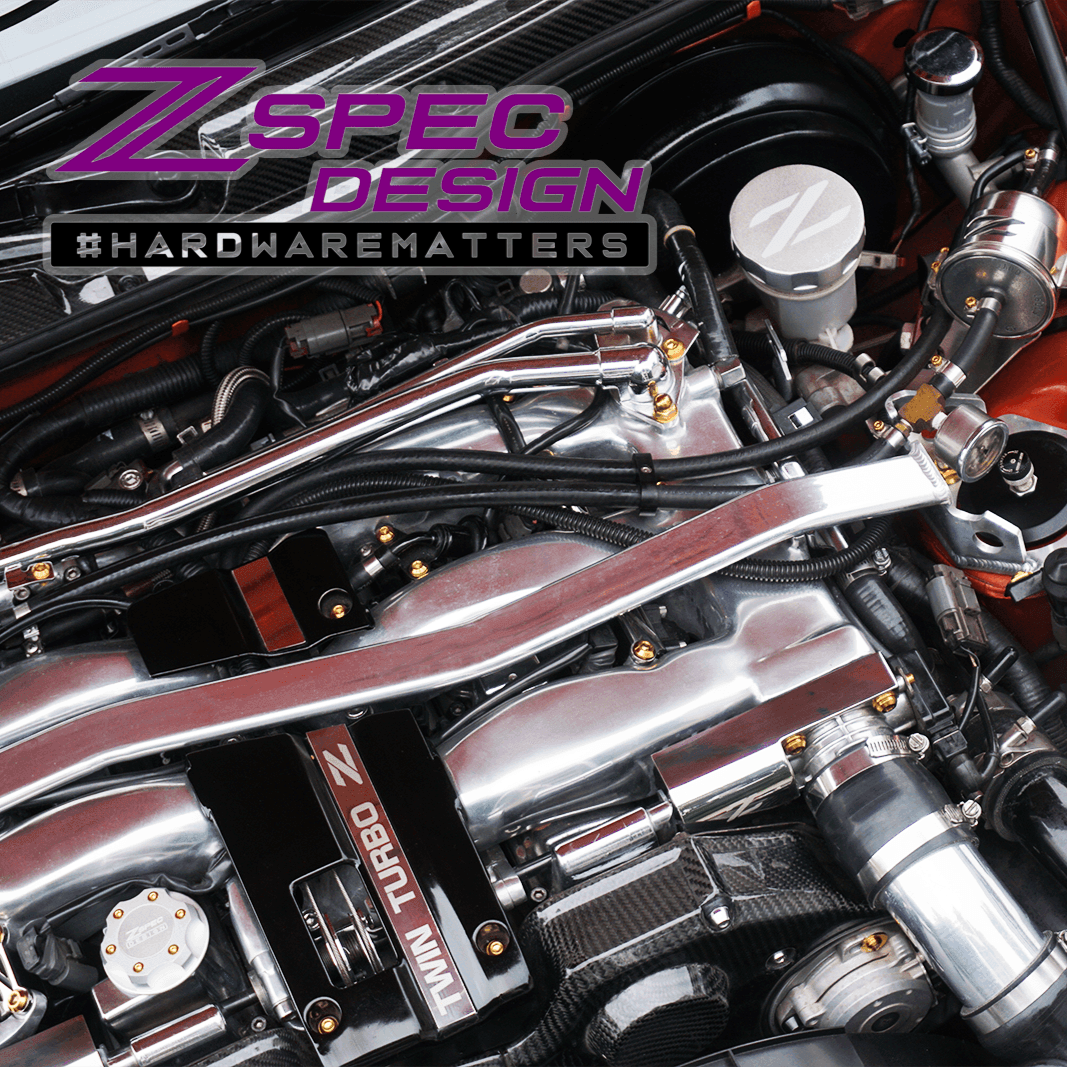 ZSPEC Stage-2 Dress Up Bolts® Hardware Kit for Nissan 300zx Z32, Titanium