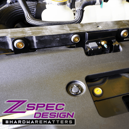 ZSPEC Stage-2 Dress Up Bolts® Hardware Kit for Nissan Z RZ34, Titanium & Billet