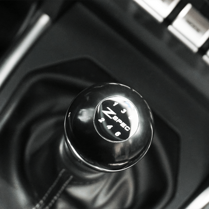 ZSPEC Shift Knob, M10-1.5, Delrin & Stainless, 4-Speed Shift Pattern Coin