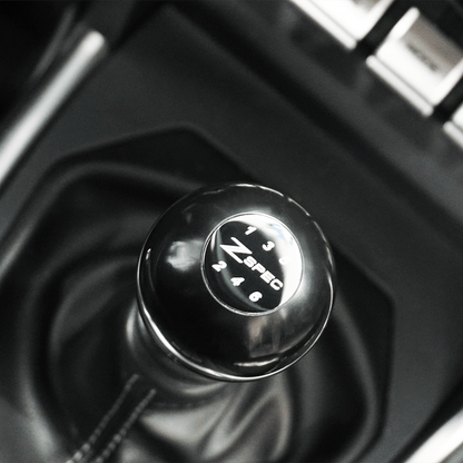 ZSPEC Shift Knob, M10-1.5, Delrin & Stainless, 6-Speed Shift Pattern Coin
