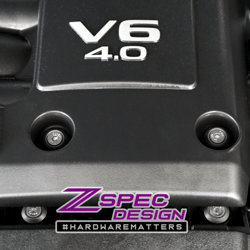 ZSPEC Stage-3 Dress Up Bolts® Fastener Kit for 05-21 Nissan Frontier D40, Stainless & Billet
