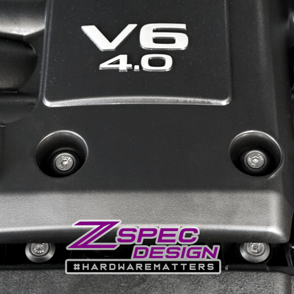 ZSPEC Stage-3 Dress Up Bolts® Fastener Kit for 05-21 Nissan Frontier D40, Stainless & Billet
