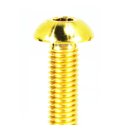 ZSPEC Button-Head Body Kit Fasteners, M5x20mm Titanium w/Well Nuts, Per Each