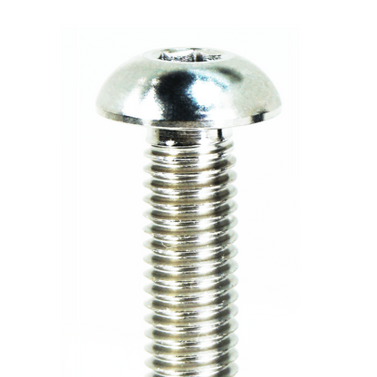 ZSPEC Button-Head Body Kit Fastener, M5x20mm w/ Rivet Nut, Titanium, Per Each