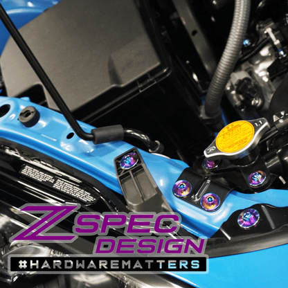 ZSPEC Stage-3 Dress Up Bolts® Fastener Kit for '22+ Toyota GR86 & Subaru BRZ, Titanium
