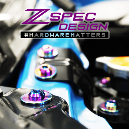 ZSPEC Stage-3 Dress Up Bolts® Fastener Kit for '22+ Toyota GR86 & Subaru BRZ, Titanium